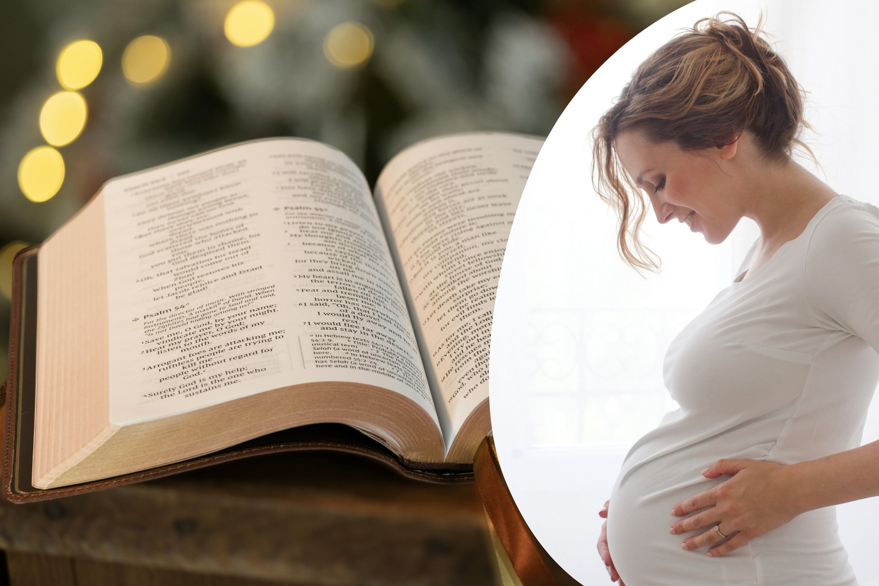 Bibel und Schwangere
