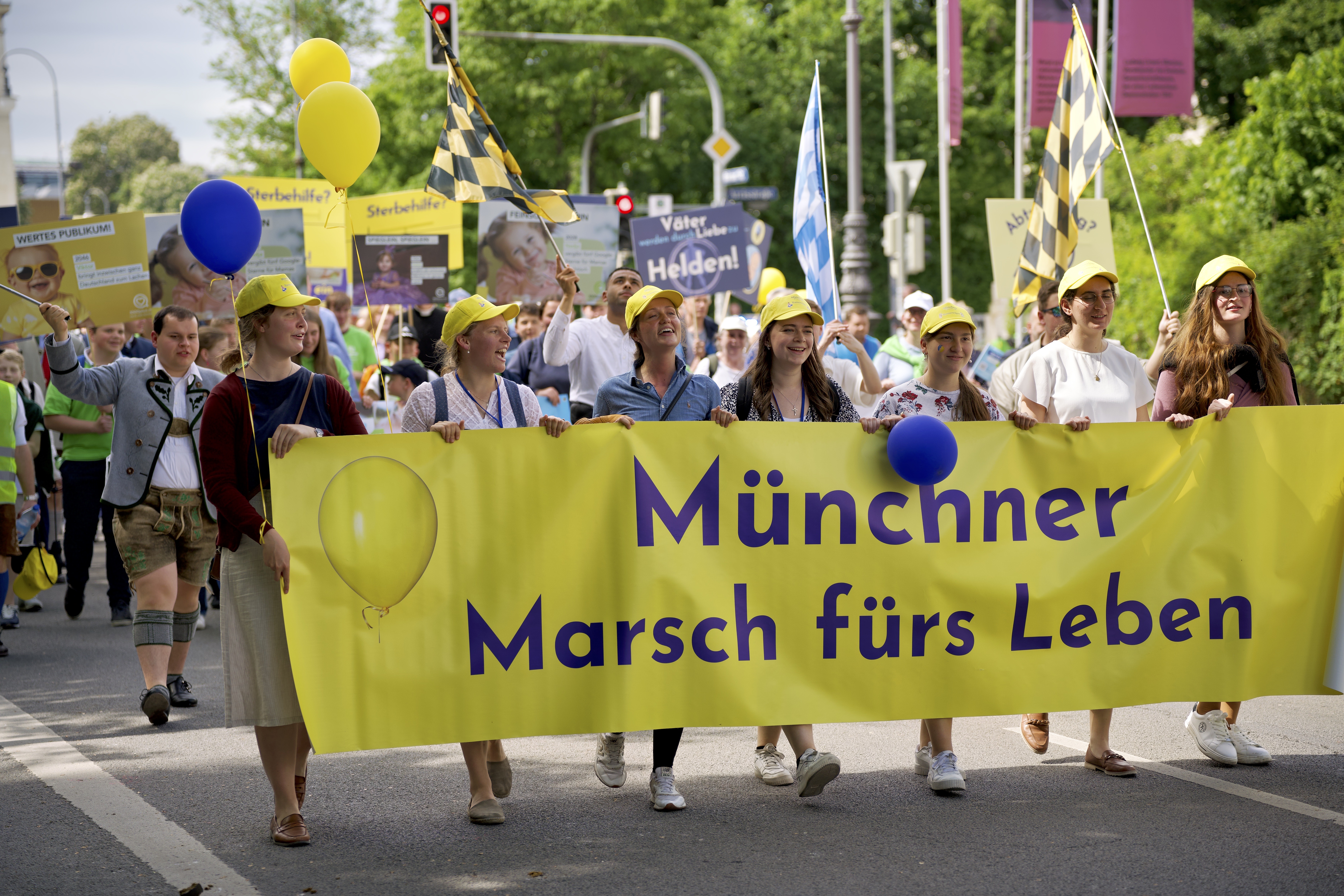 Münchner Marsch fürs leben Banner mmfl