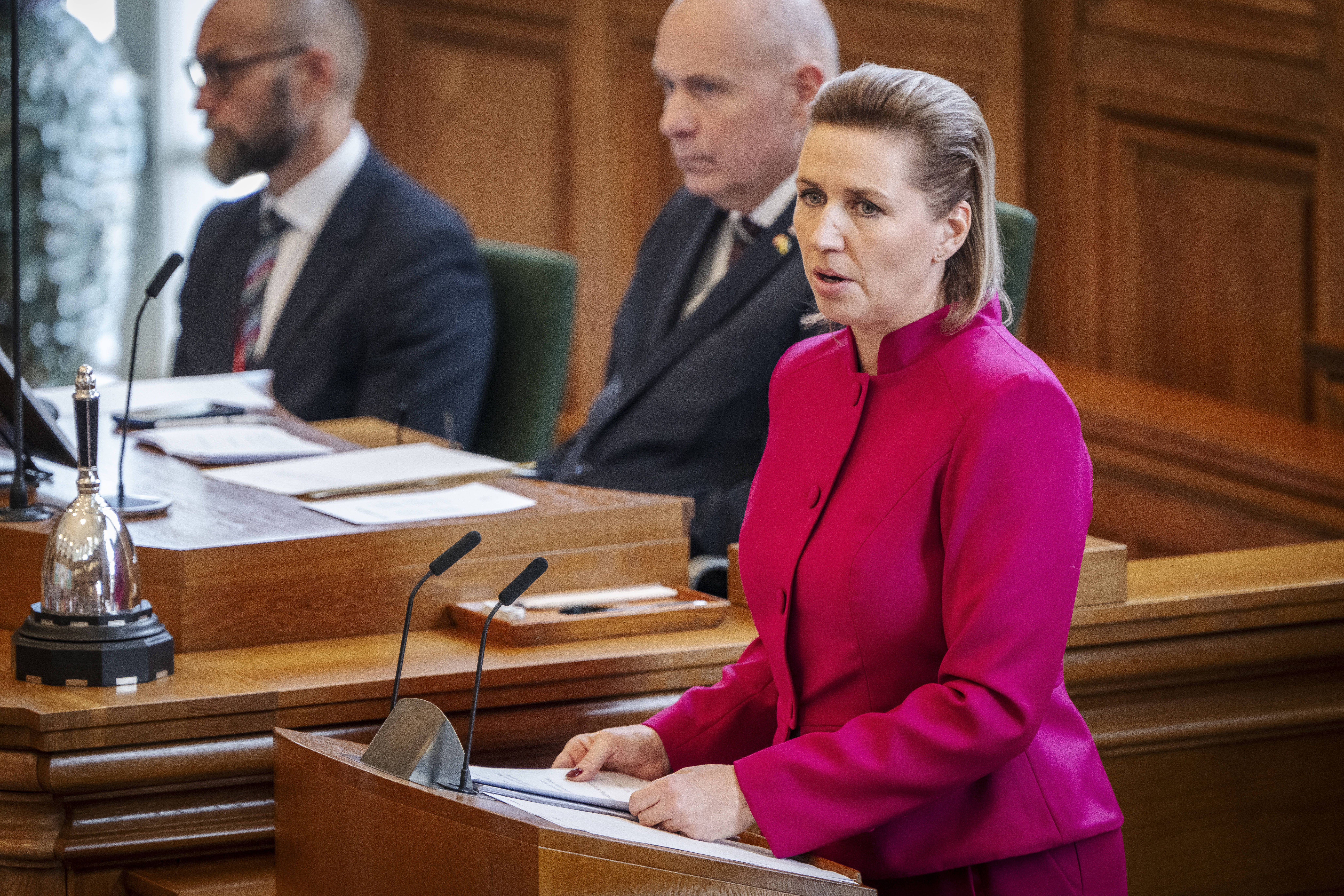 Denmarks Prime Minister Mette Frederiksen
