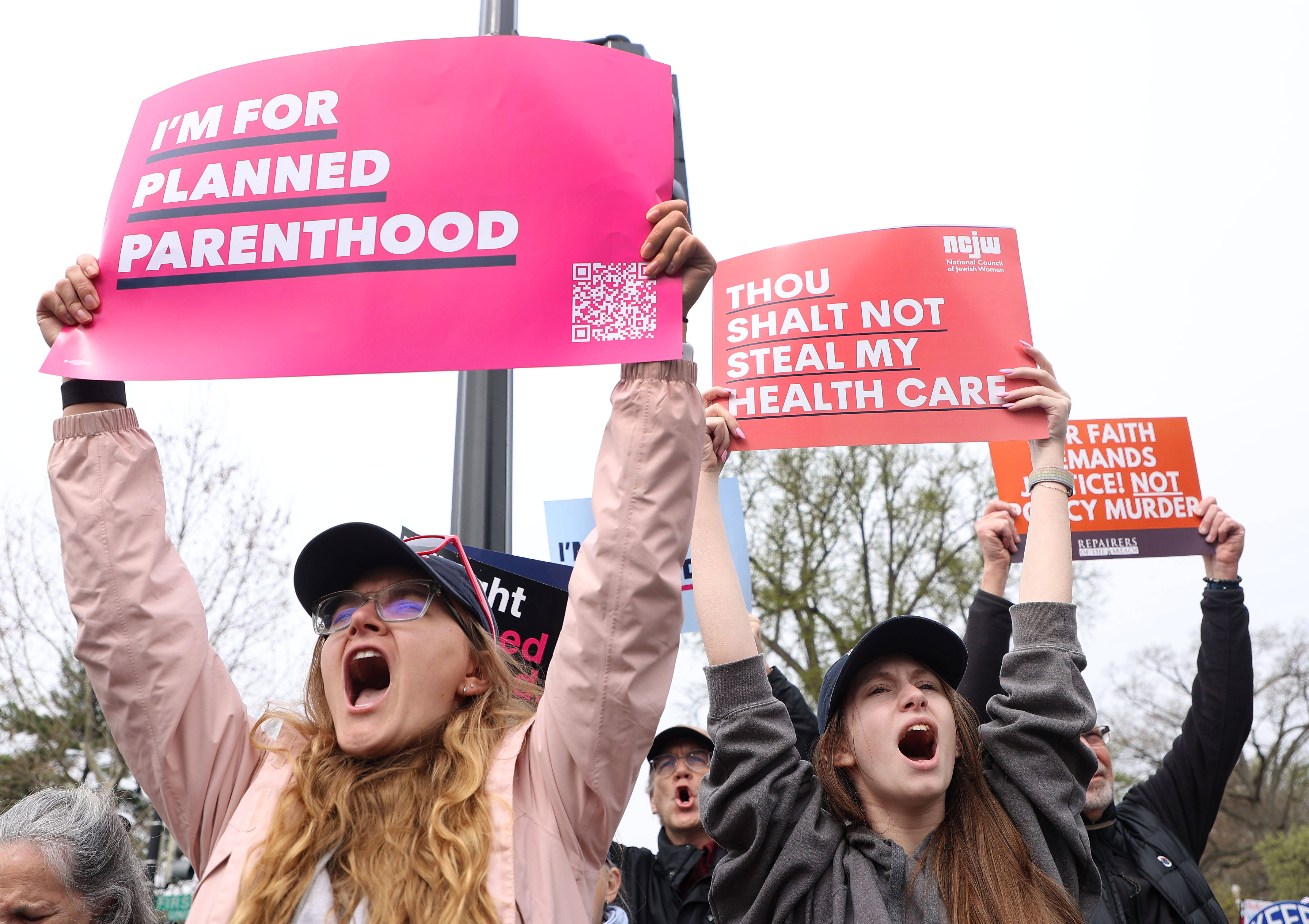 Pro Choice Aktivisten Abtreibungsbefürworter Planned parenthood USA