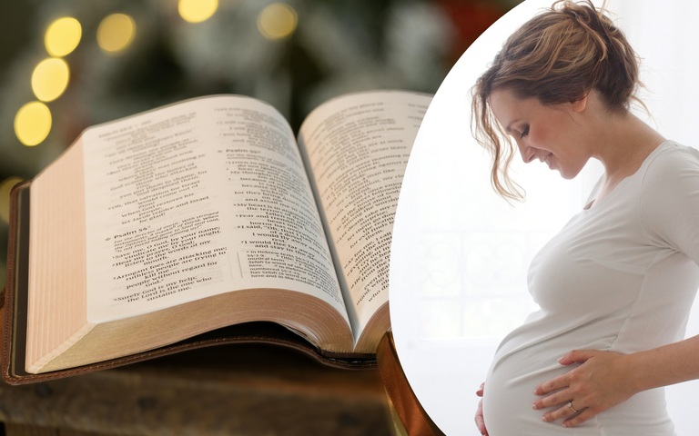 Bibel und Schwangere