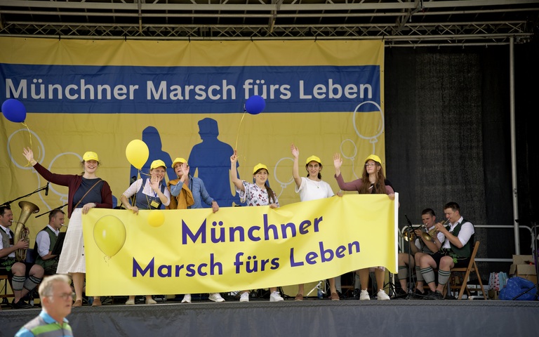 mmfl Marsch fürs leben bühne banner