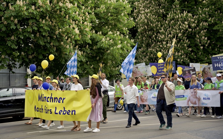 mmfl Marsch fürs Leben Flaggen banner