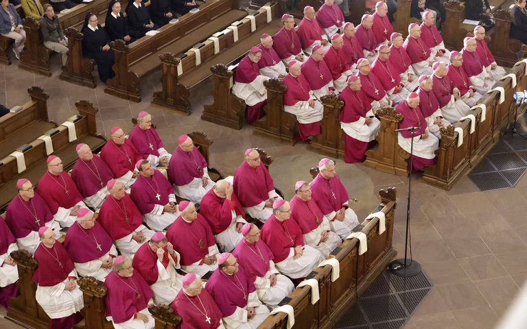 Bischöfe beim Eröffnungsgottesdienst zur Herbst-Vollversammlung der Deutschen Bischofskonferenz im Dom zu Fulda