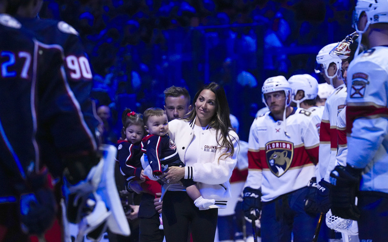 Meredith Gaudreau, Witwe des im August 2024 verstorbenen Eishockey-Stars Johnny Gaudreau