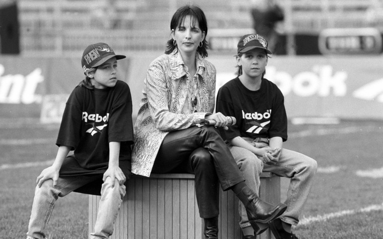 Nena mit Kinder Saskias und Larissa