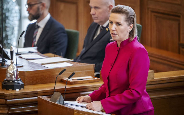 Denmarks Prime Minister Mette Frederiksen