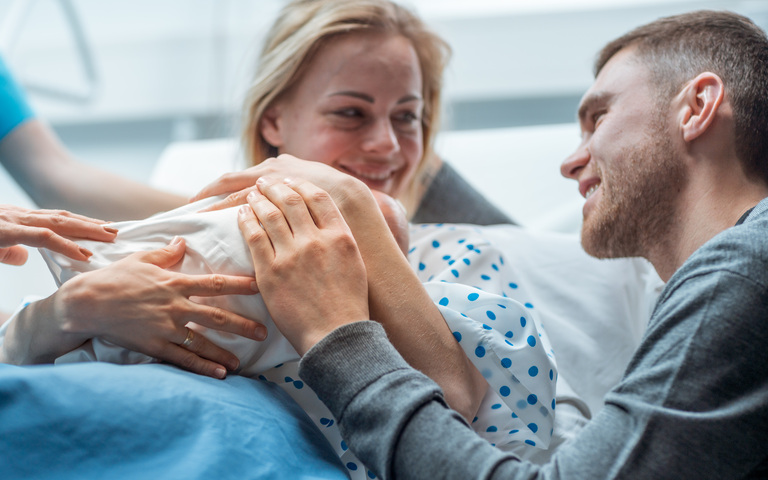 Geburt Familie Glück