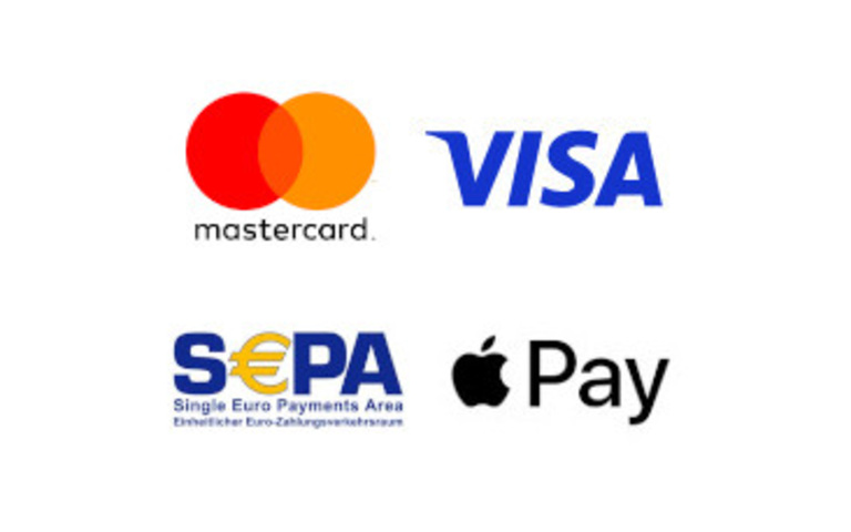 Spendenformular Mastercard Visa SEPA ApplePay