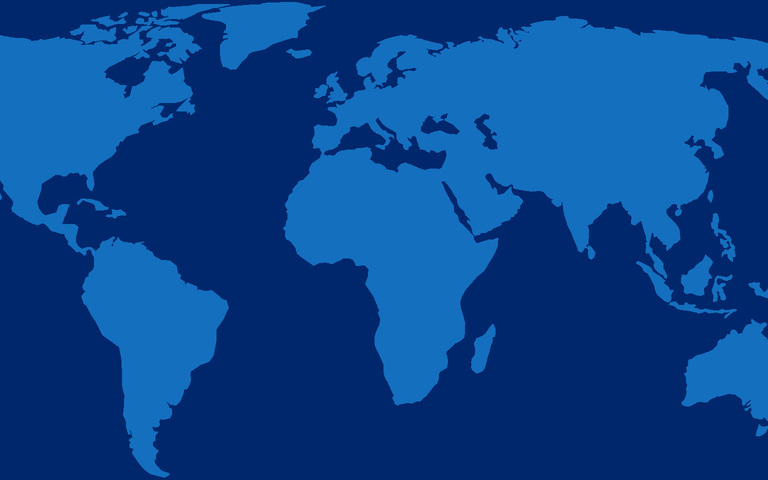 Weltkarte in Farben von Planned Parenthood